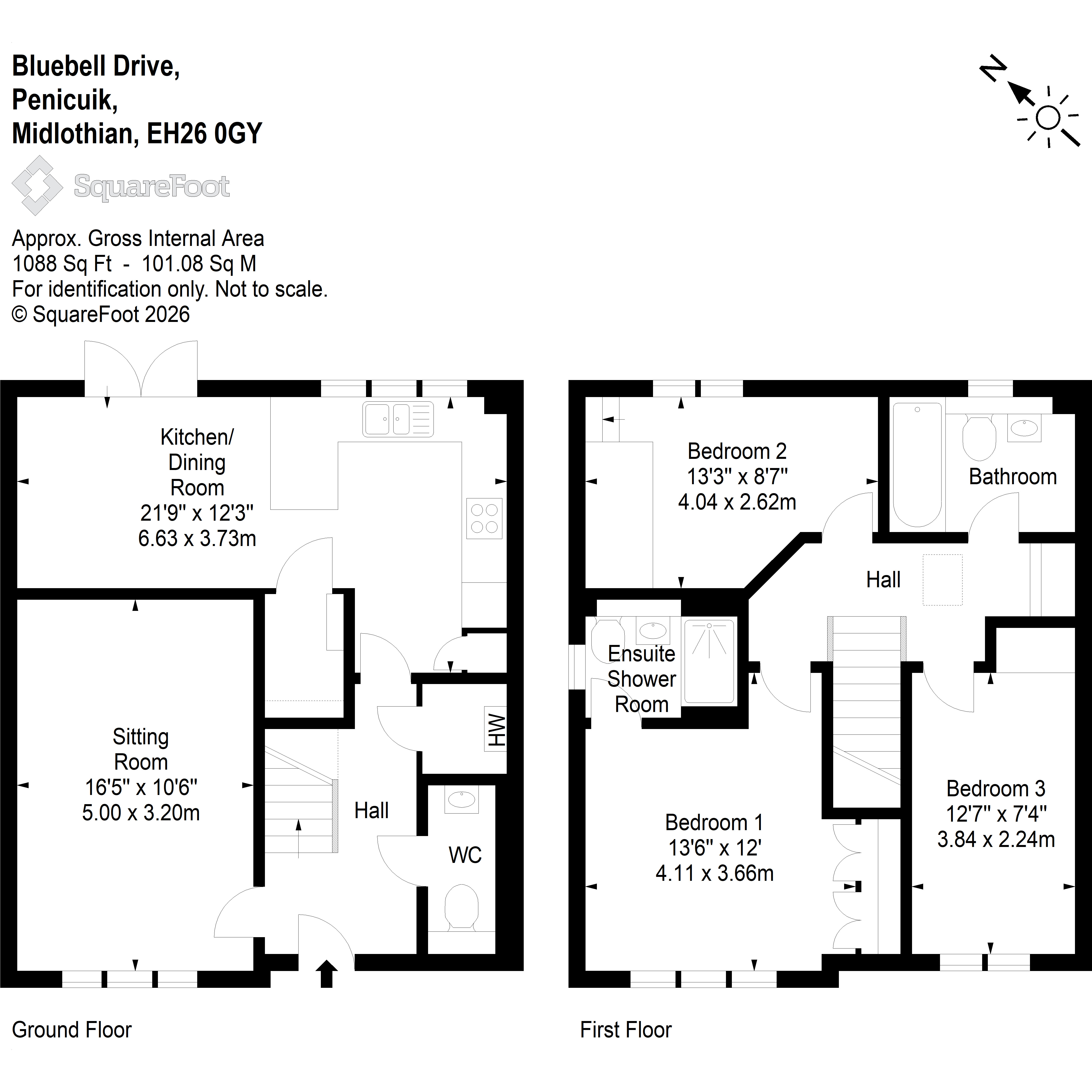 10, Bluebell Drive, Penicuik floorplan