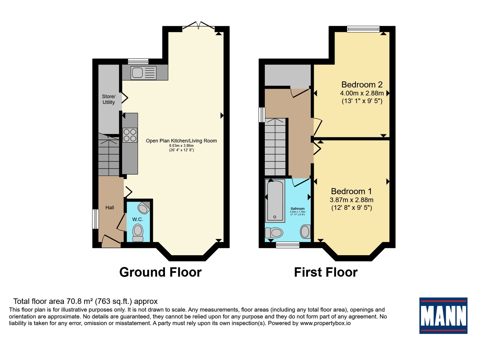 8B, South Park Crescent, London floorplan