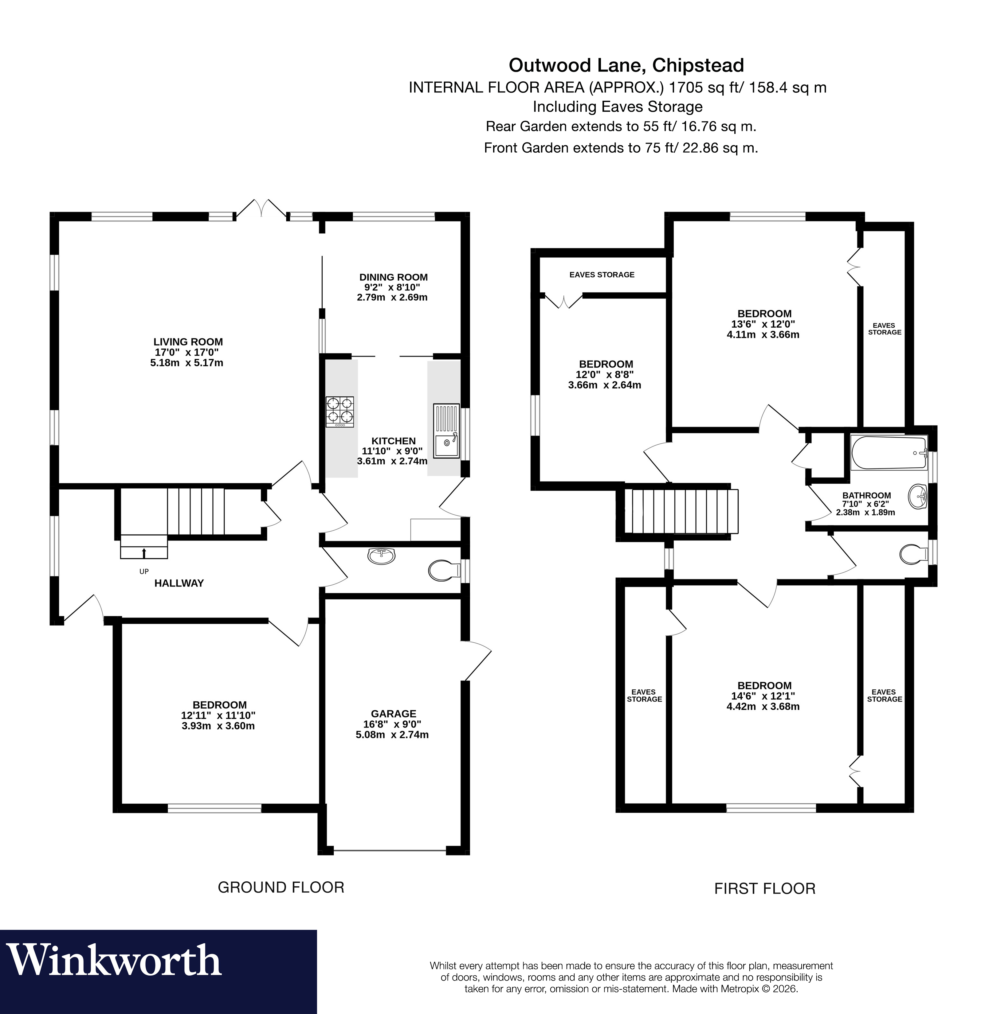 Kita,, Outwood Lane, Coulsdon floorplan