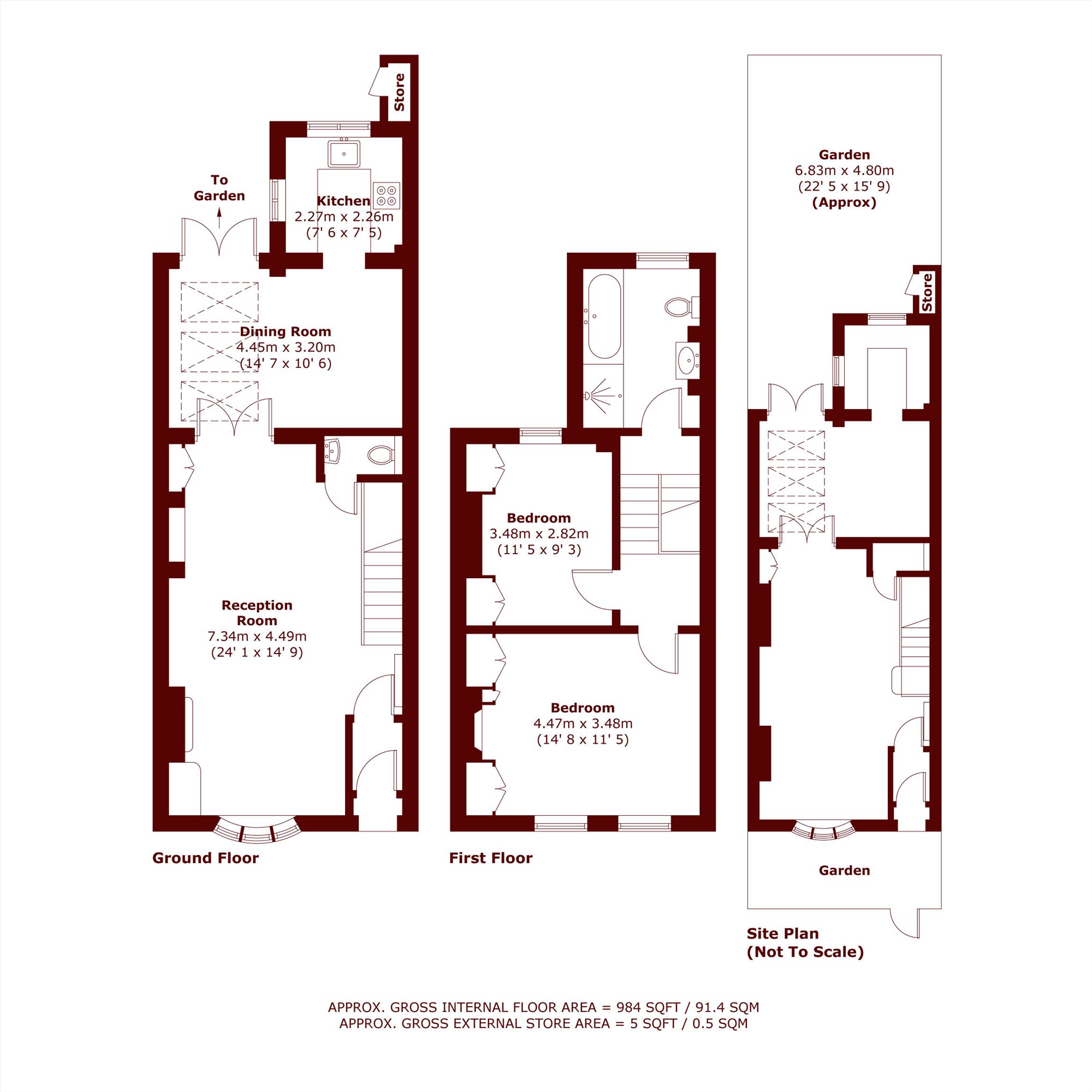 Eleanor Grove, London floorplan