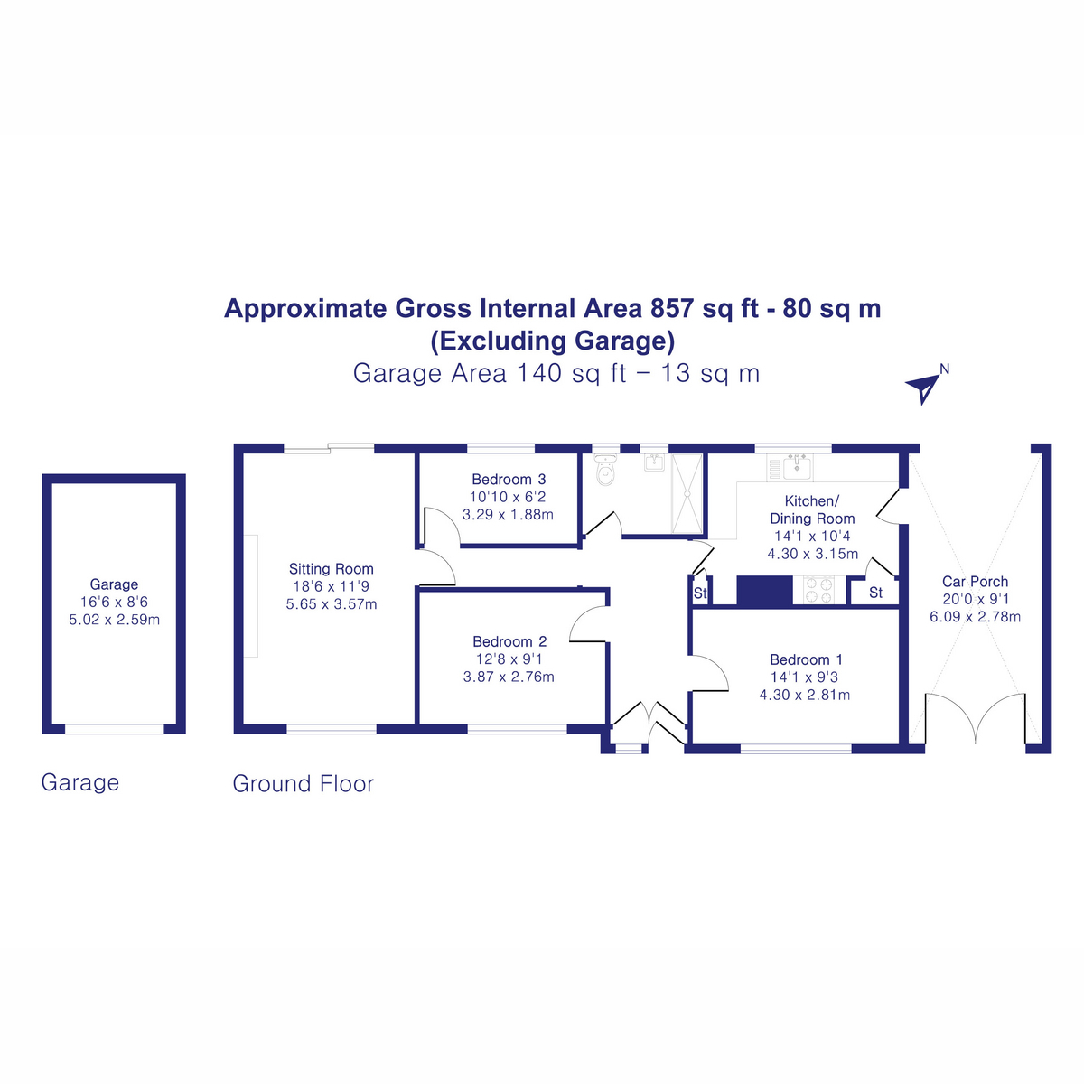 11, Norris Road, Upper Arncott floorplan
