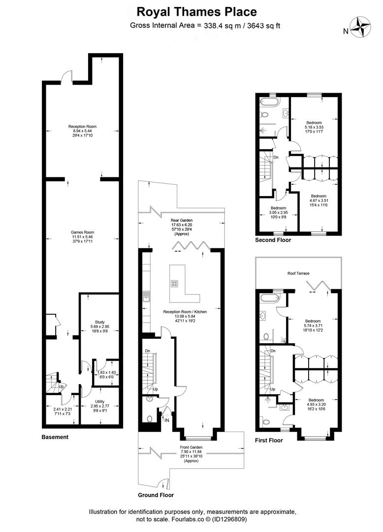 5 Royal Thames Place, Portsmouth Road, Thames Ditton floorplan