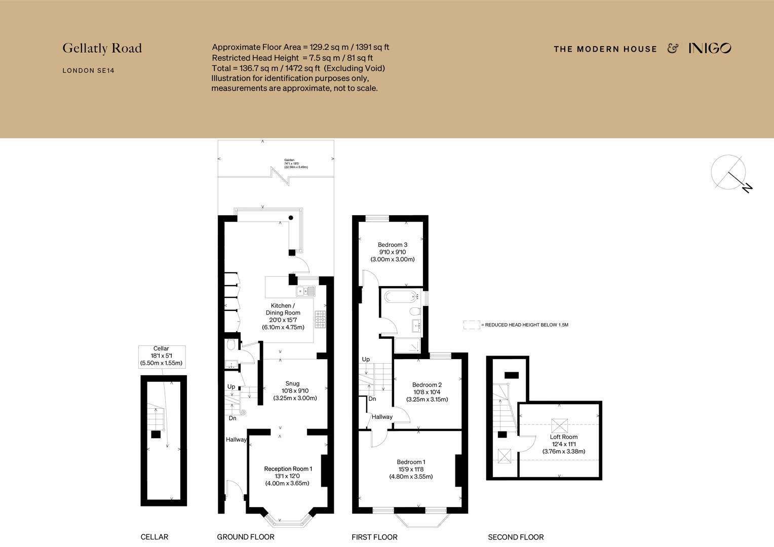 50, Gellatly Road, London floorplan