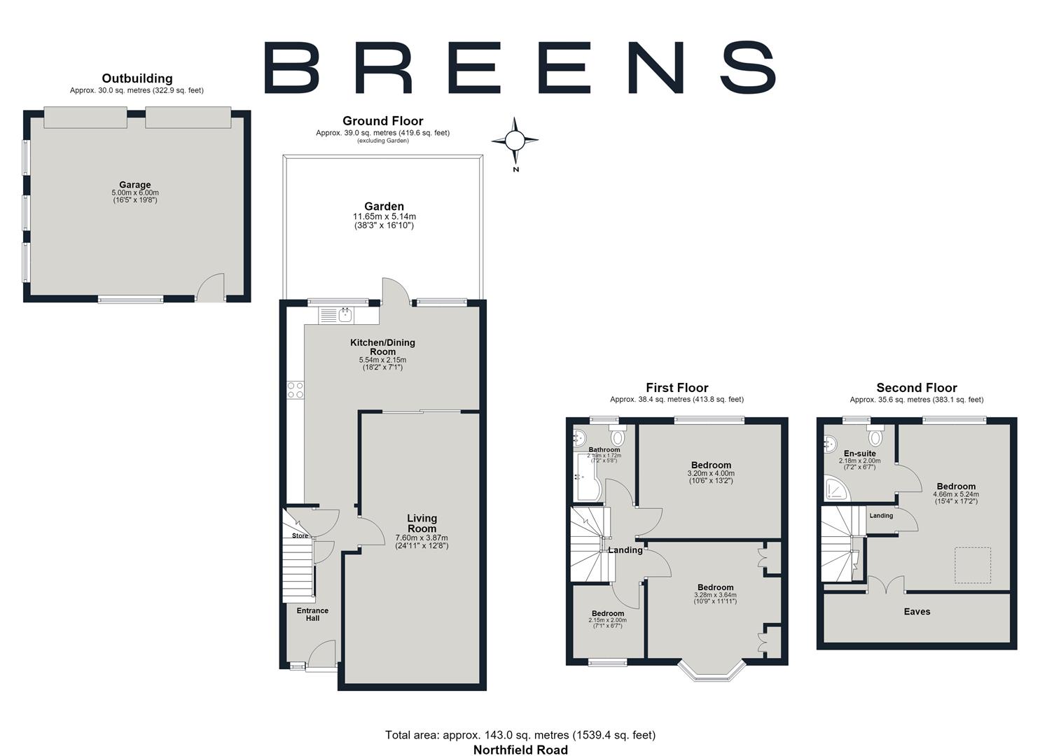 54, Northfield Road, Enfield floorplan