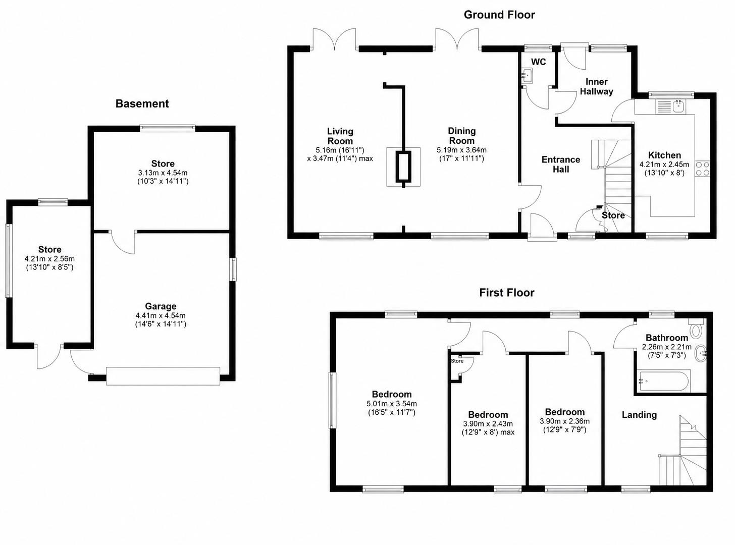 47 The Gables, Church Lane, Braintree floorplan