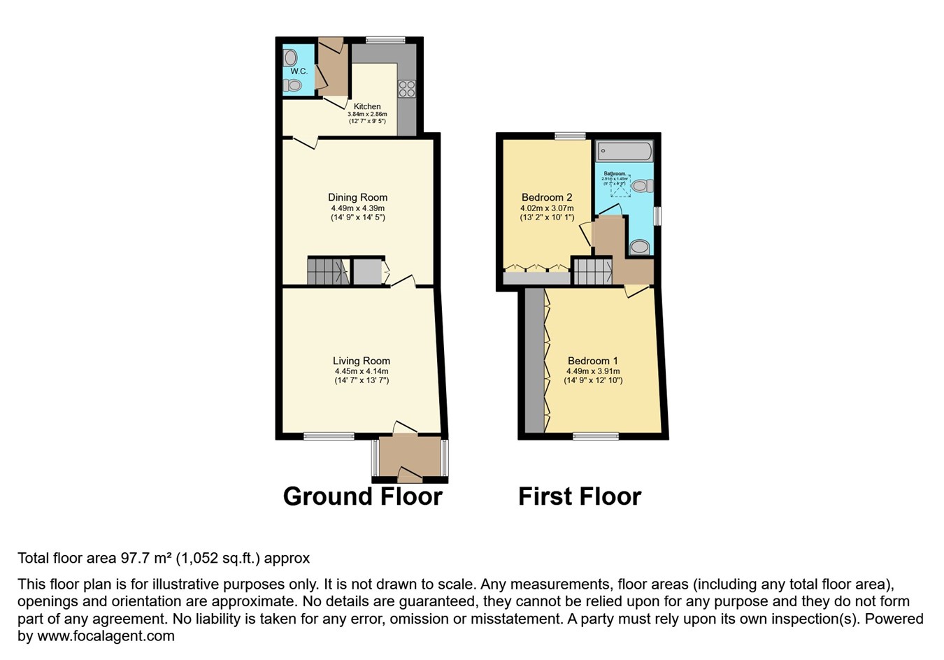 Watling Street, Affetside, Bury BL8, 2 bedroom terraced house for sale