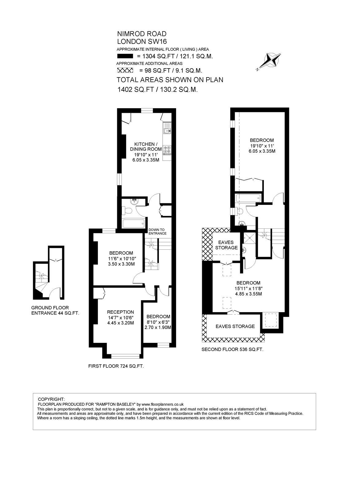 B, 35, Nimrod Road, London floorplan