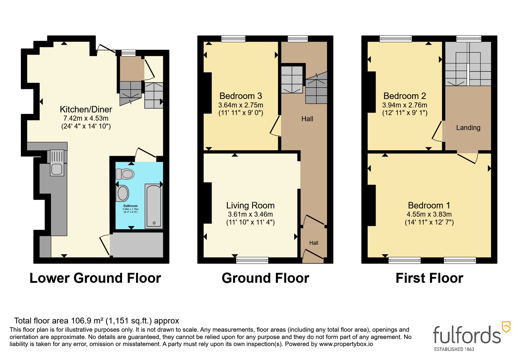 2 Sidmouth Cottages,, Plymouth, Devon floorplan