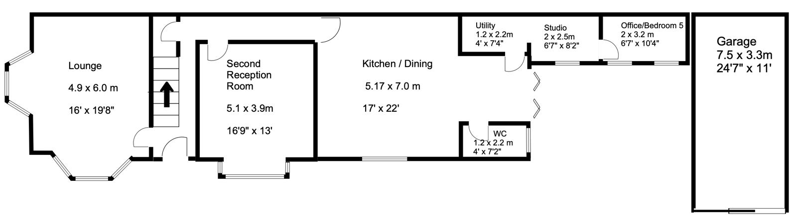 1, Hayfield Avenue, Poulton-le-Fylde floorplan