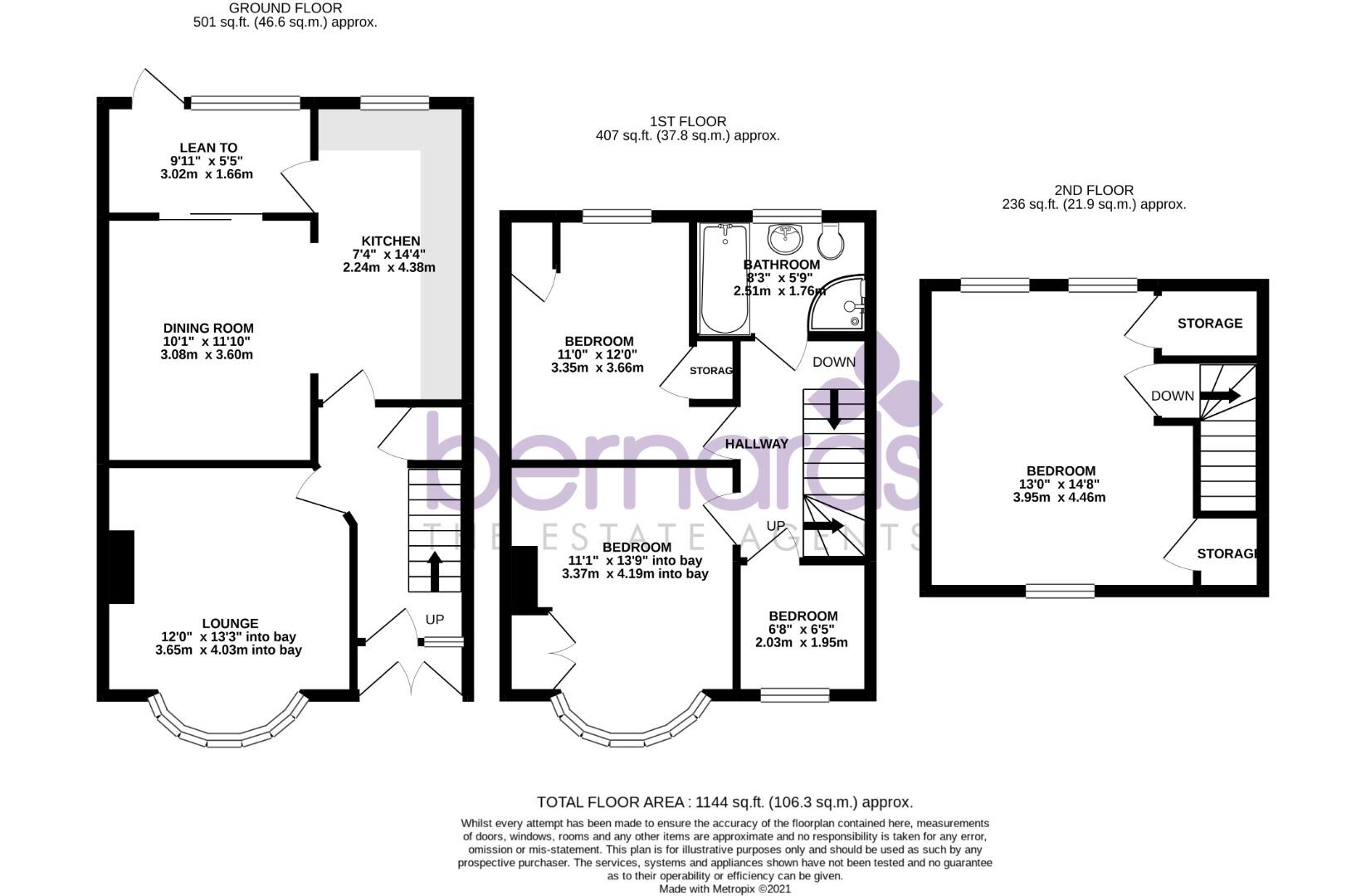 Devon Road, Portsmouth PO3, 4 bedroom terraced house to rent 59998328