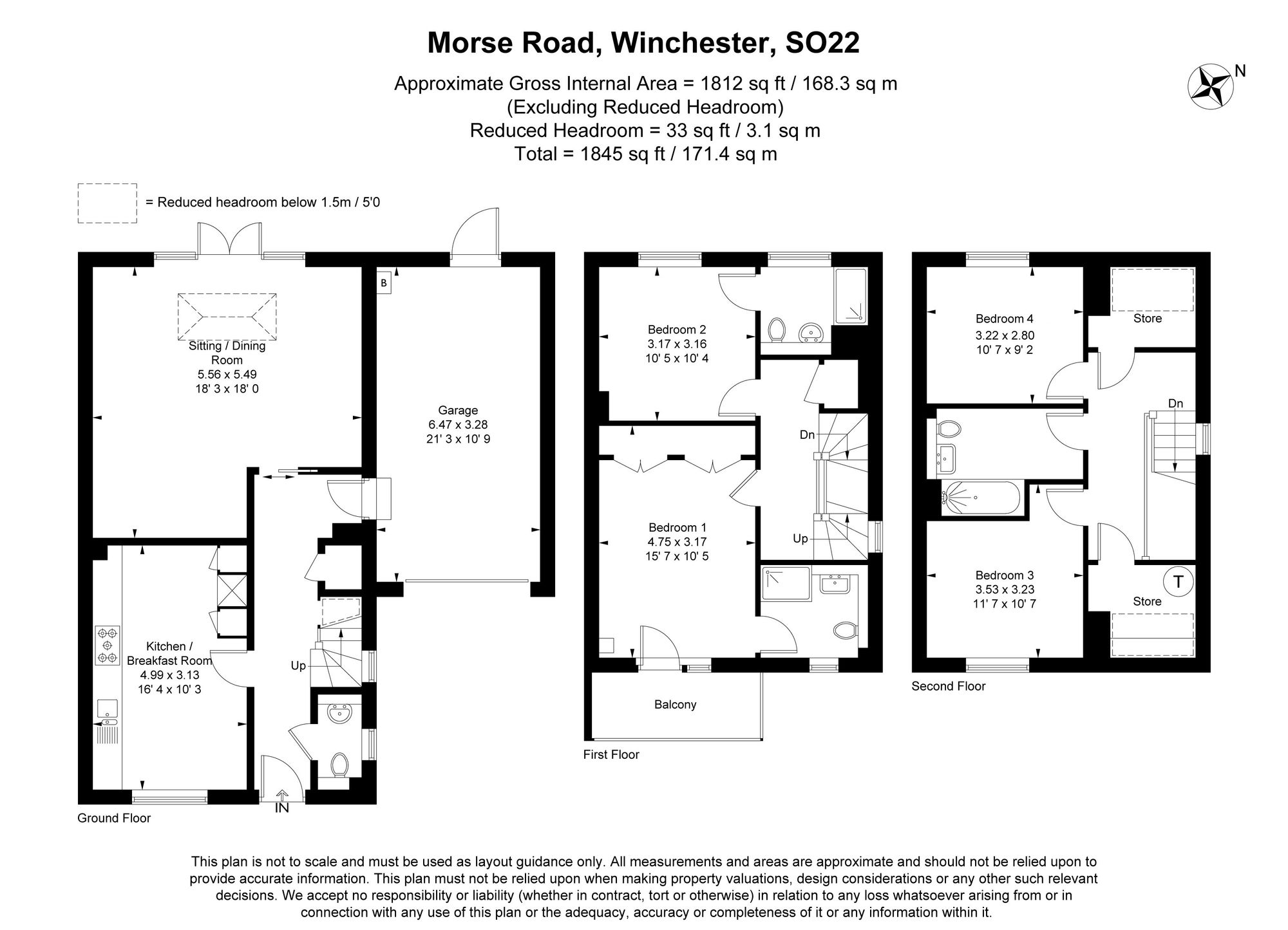 2 Morse Road, Winchester floorplan