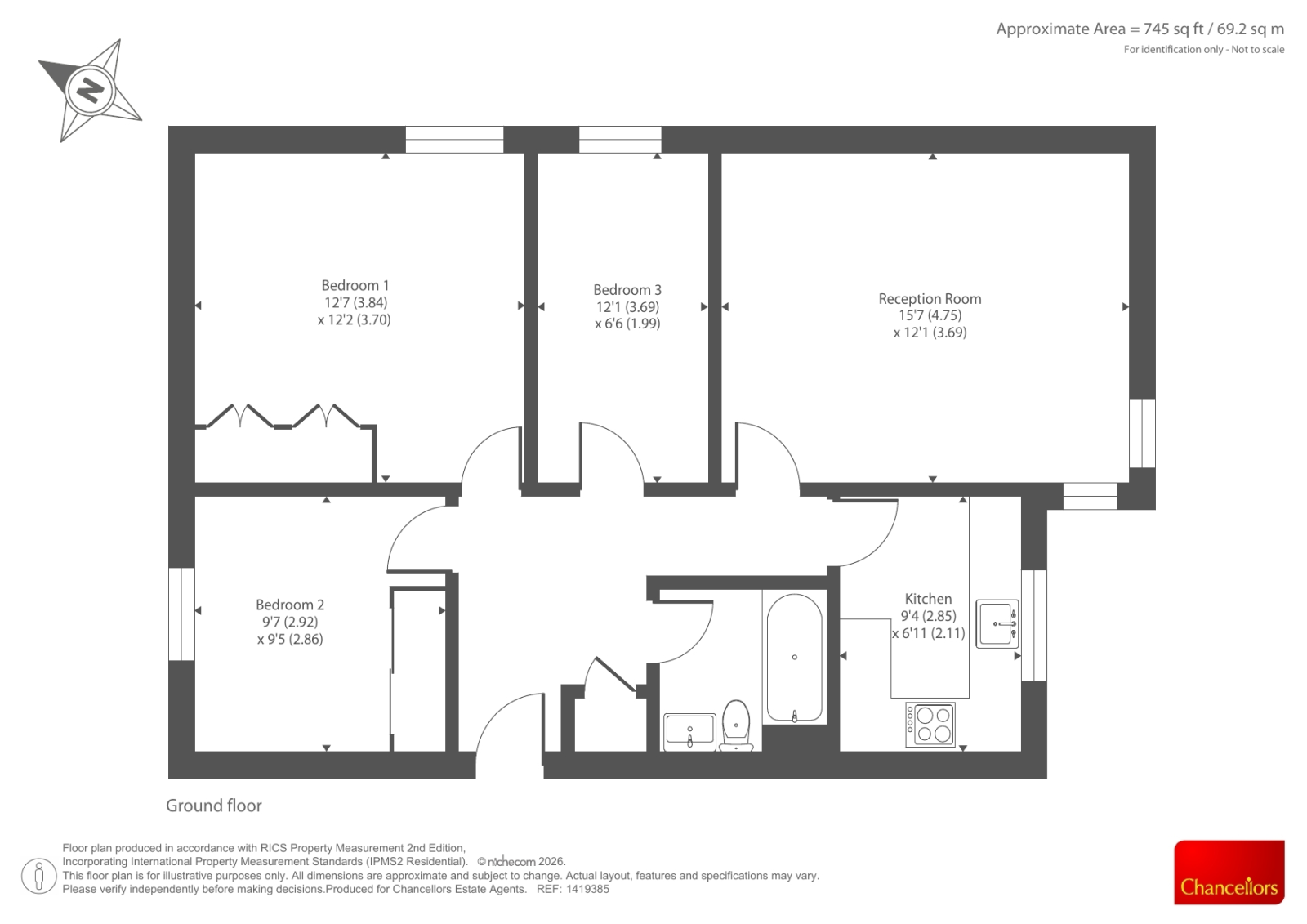 4, Penwood Court, Maidenhead floorplan