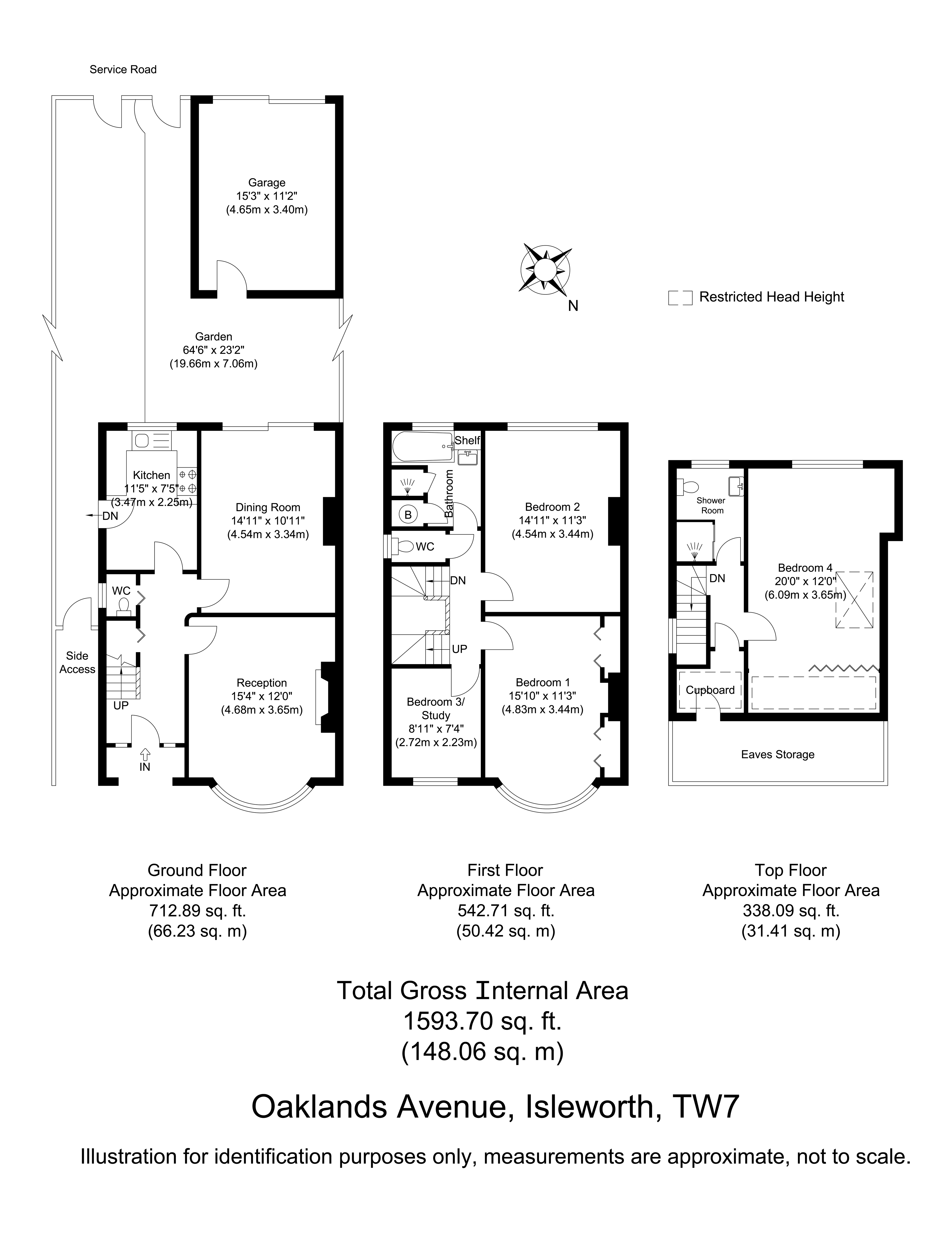 4 Bedrooms Semi-detached house for sale in Oaklands Avenue, Isleworth TW7