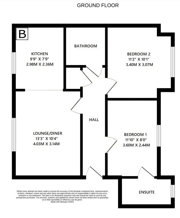 77 Montacute Road, Yeovil floorplan