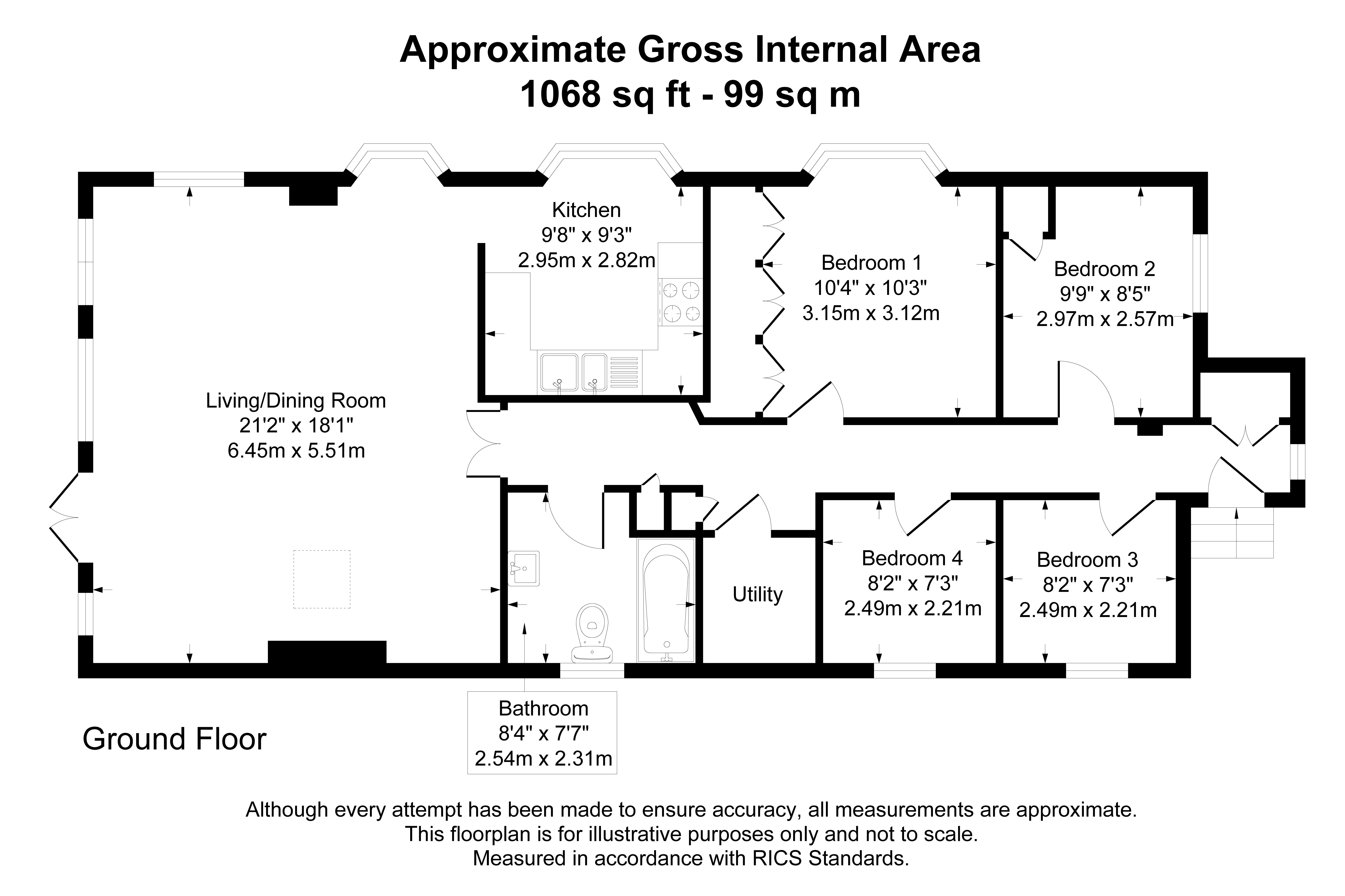 22, The Island, Thames Ditton floorplan