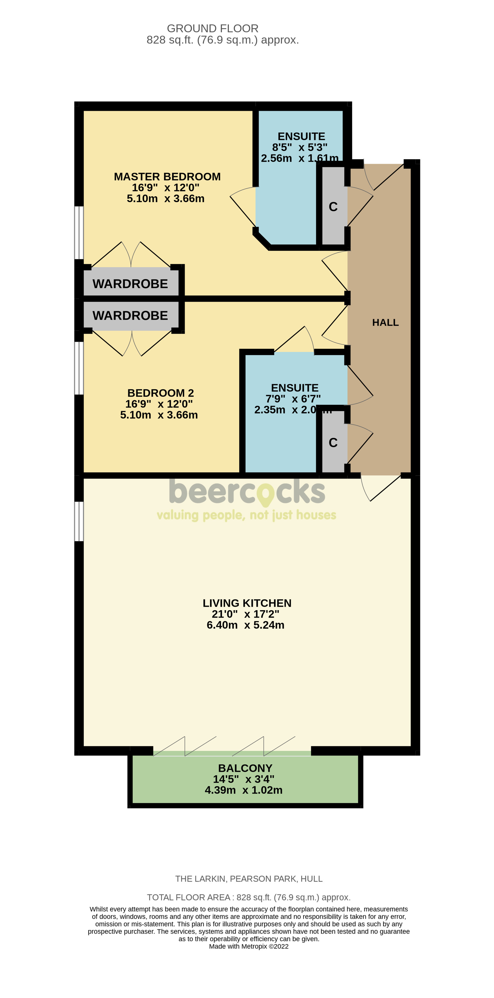 Pearson Park, Hull, East Yorkshire HU5, 2 bedroom flat for sale