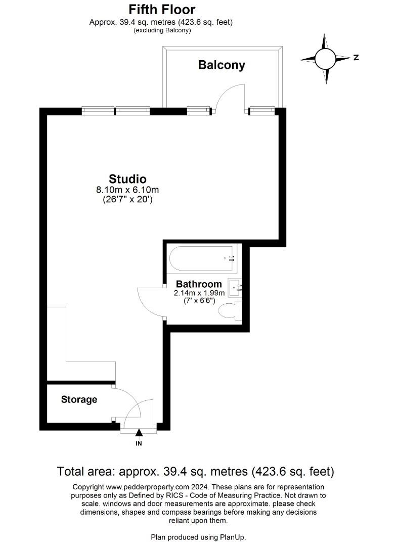 Flat 49, 6, Pegasus Walk, London floorplan
