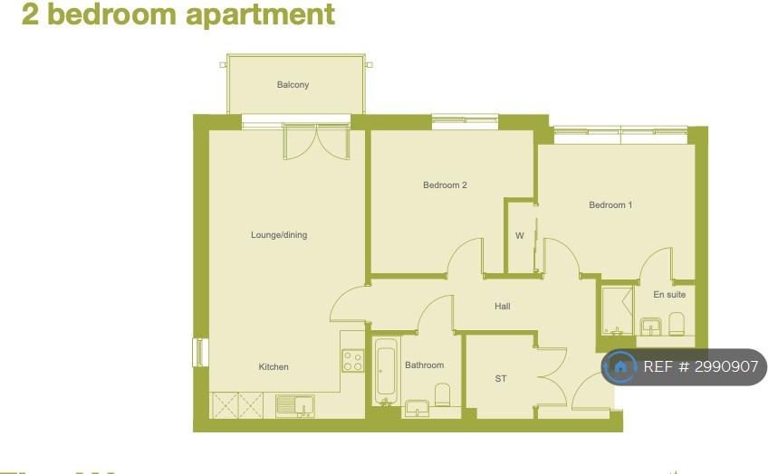 Flat, Hobbs Way, Gloucester floorplan