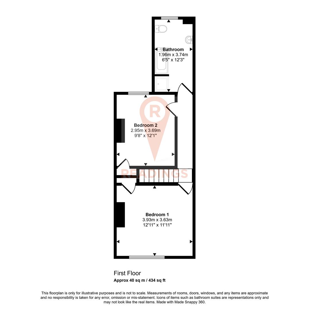 25, Sandhurst Street, Leicester floorplan