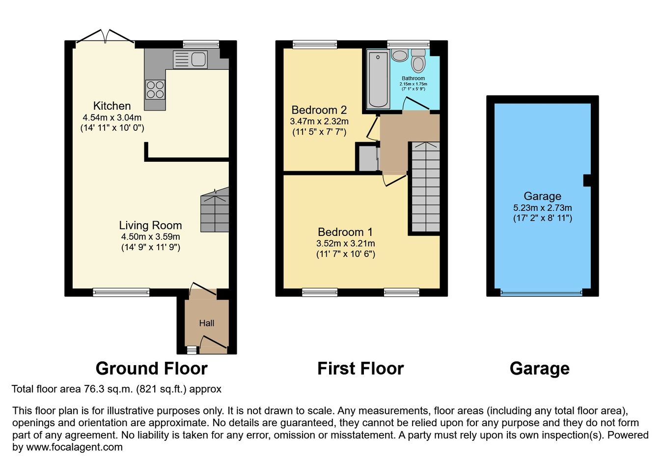 3, Hillston Close, Colchester floorplan