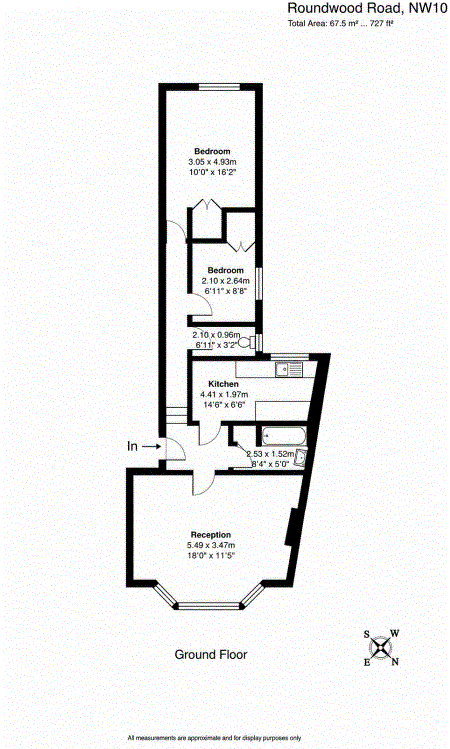 20A, Roundwood Road, London floorplan