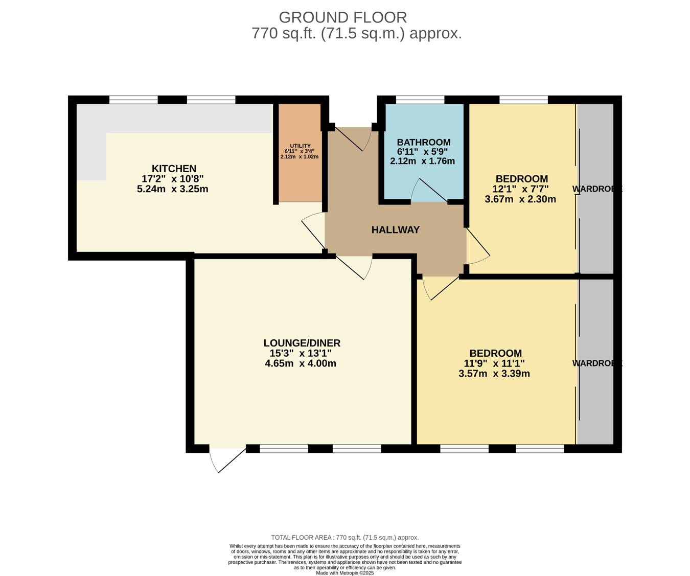 La Route de la Baie, St Brelade floorplan