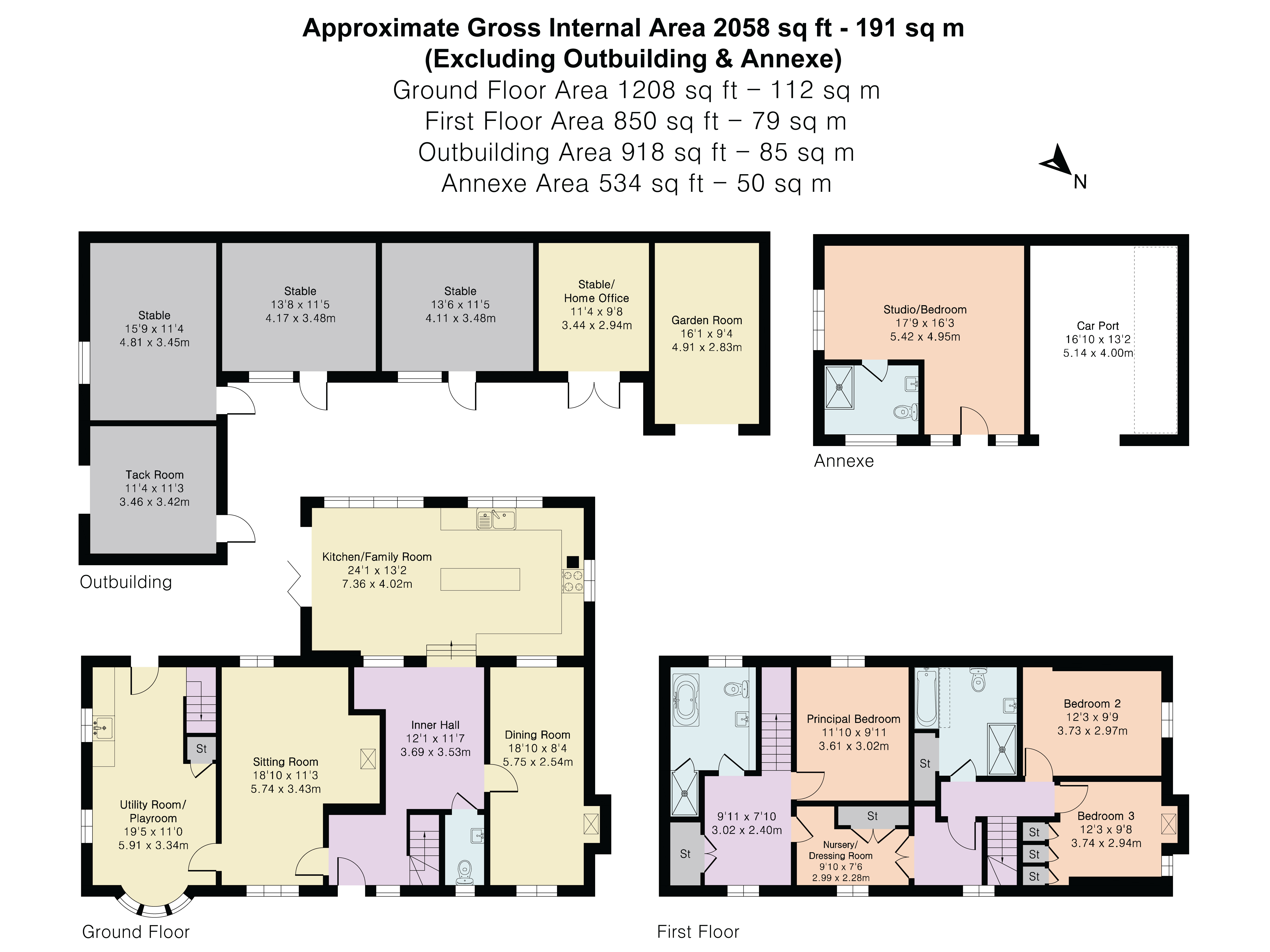 Fig Tree Cottage,, Blendworth, Hampshire floorplan