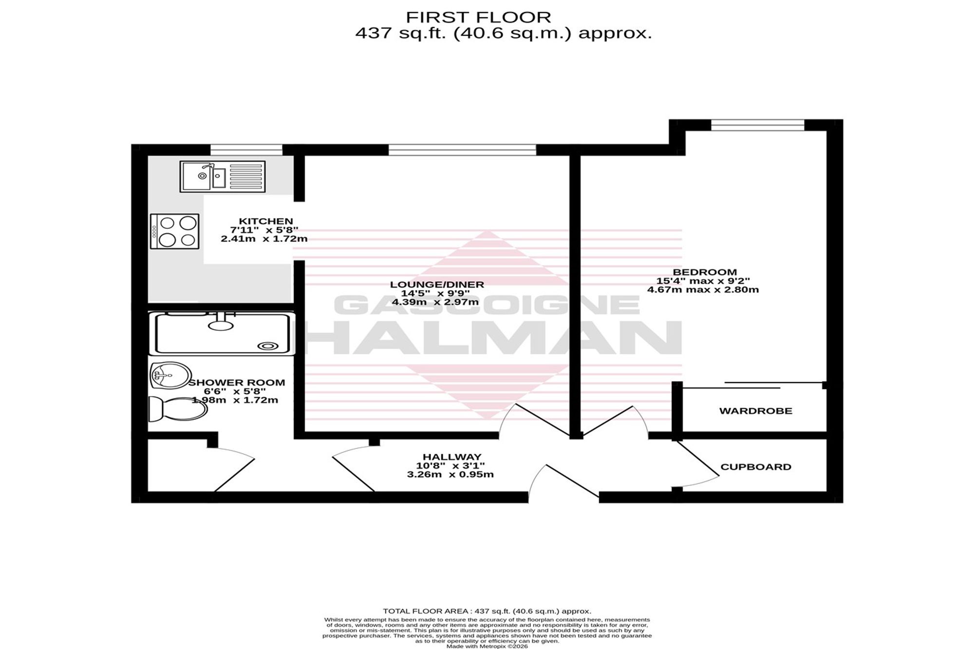 14 Patterdale, Cheadle floorplan