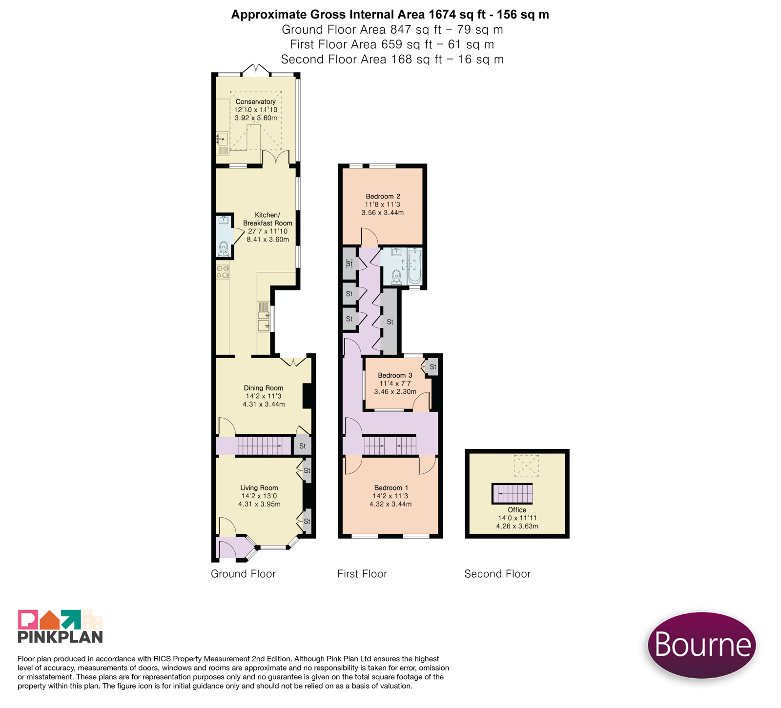 Sydney Villas, Ash Vale floorplan