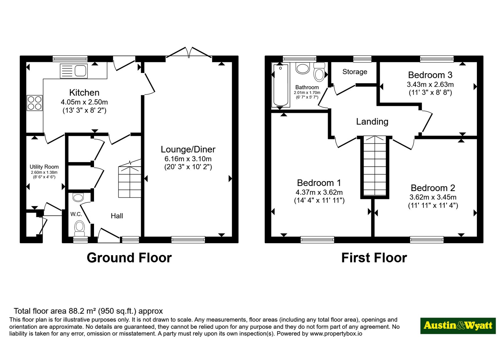 54, Junction Road, Poole floorplan