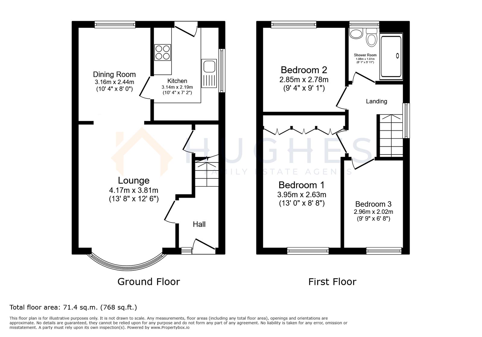 1, Wortley Drive, Sheffield floorplan