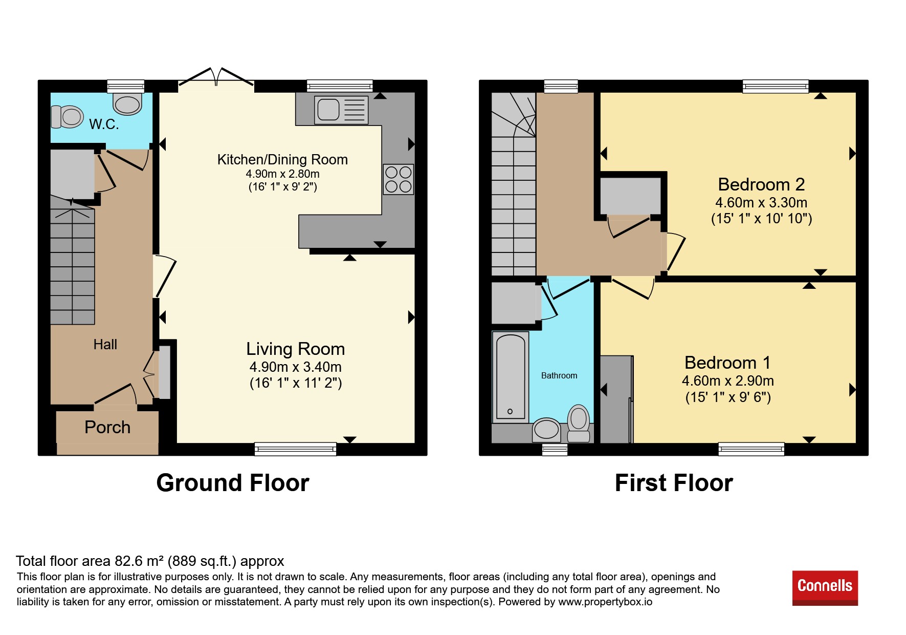 Plot 11 The Buttercup, 11, Clarendon Mews, Basildon floorplan