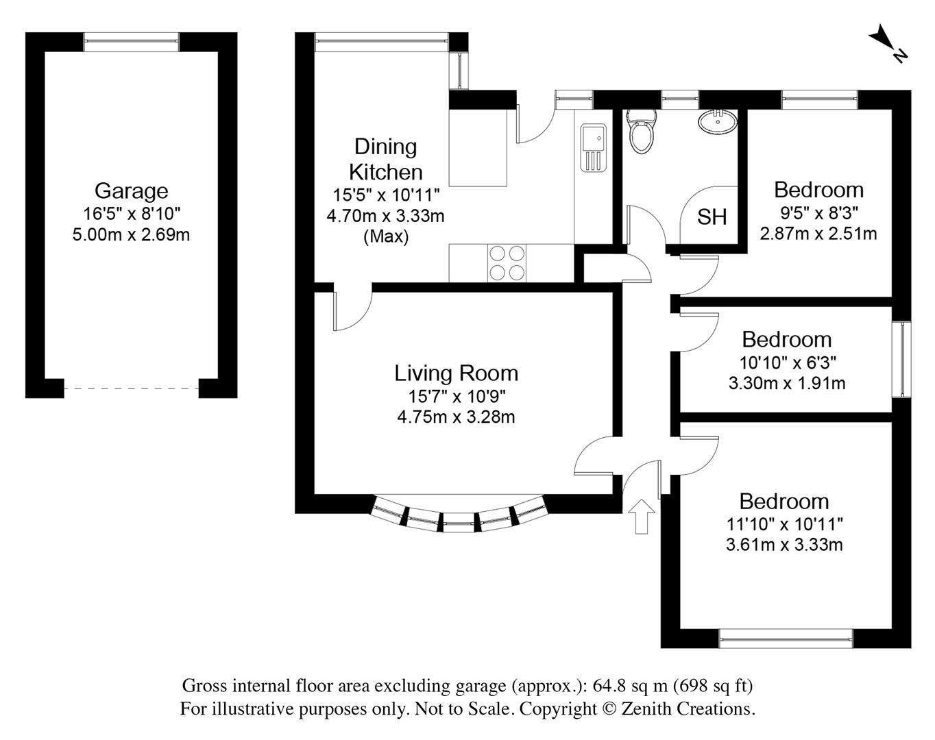 Clifford Moor Road, Boston Spa, Wetherby LS23, 3 bedroom detached