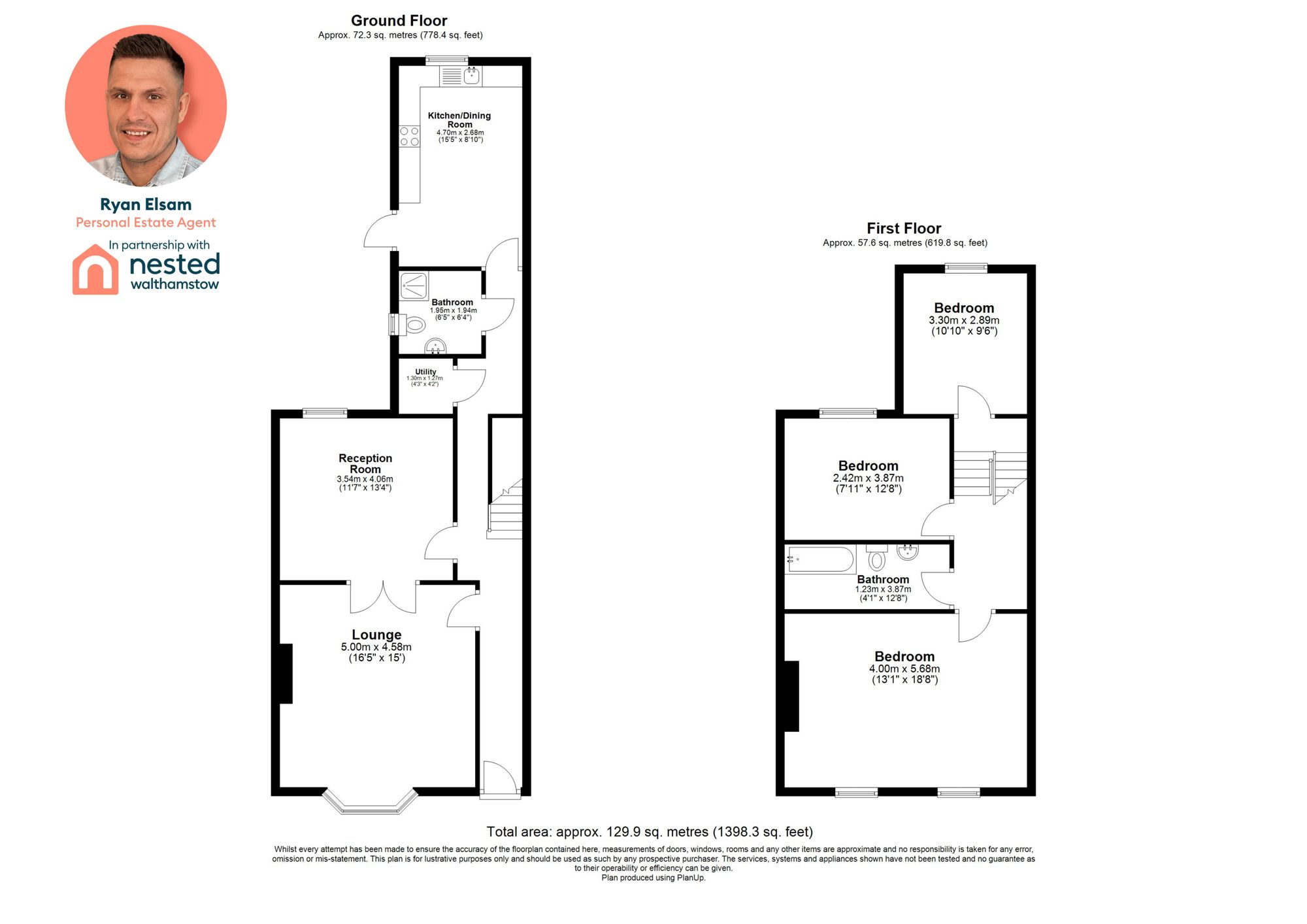 96 Maynard Road, London floorplan