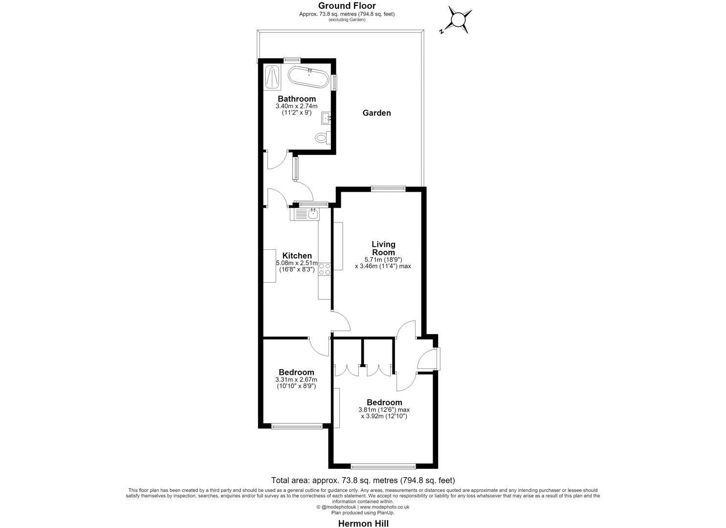 Ground Floor Left, 37a, Hermon Hill, Wanstead floorplan