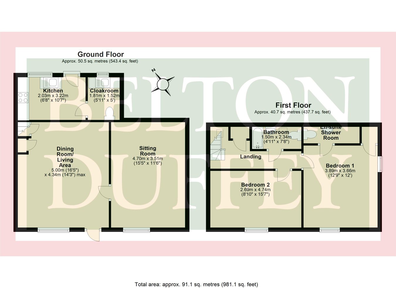 Brooke Cottage, The Hill, Great Walsingham floorplan