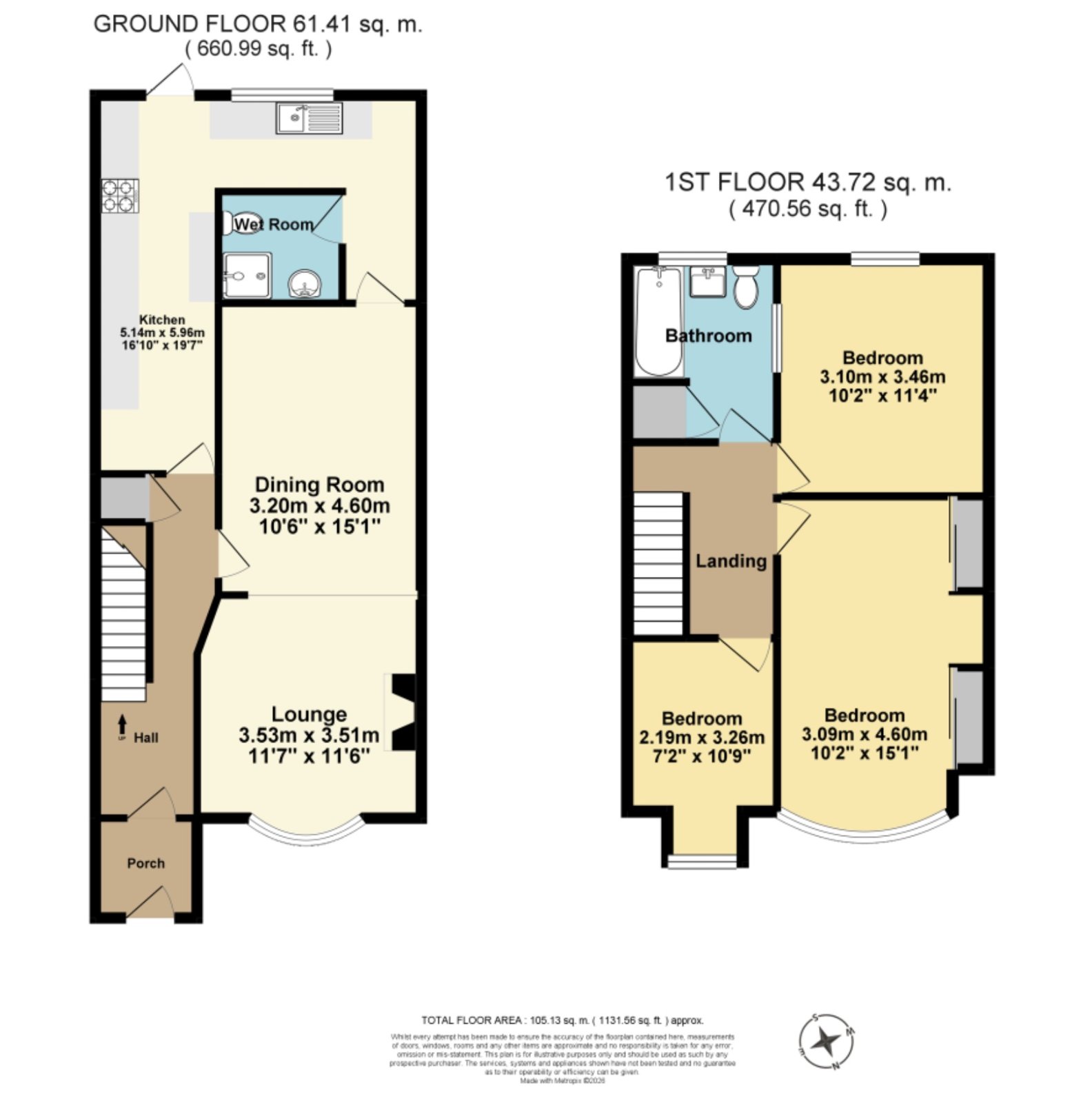 45, Langdon Road, Kent floorplan