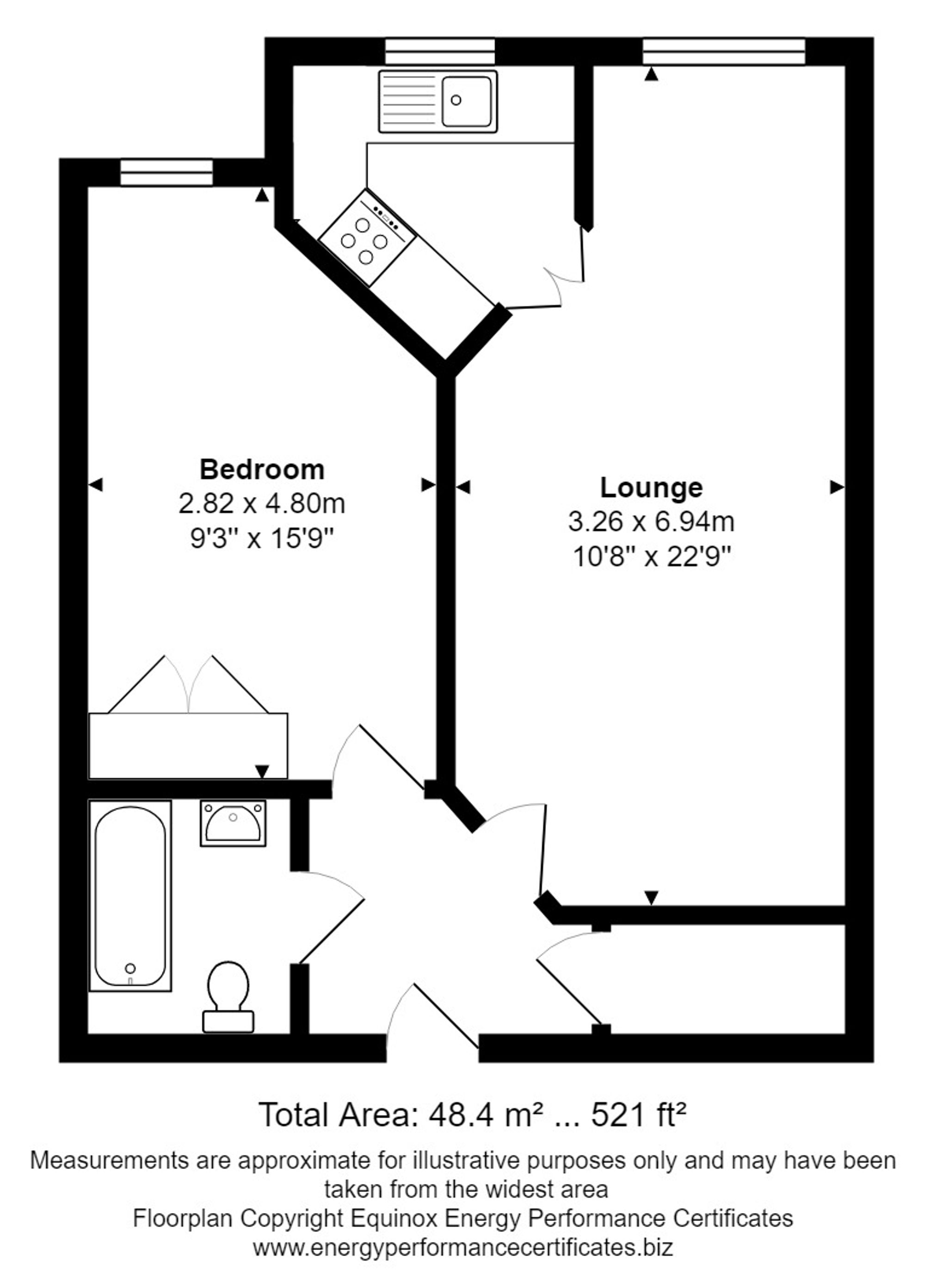 Apt 2, Southwood Court Southend Road, Billericay floorplan