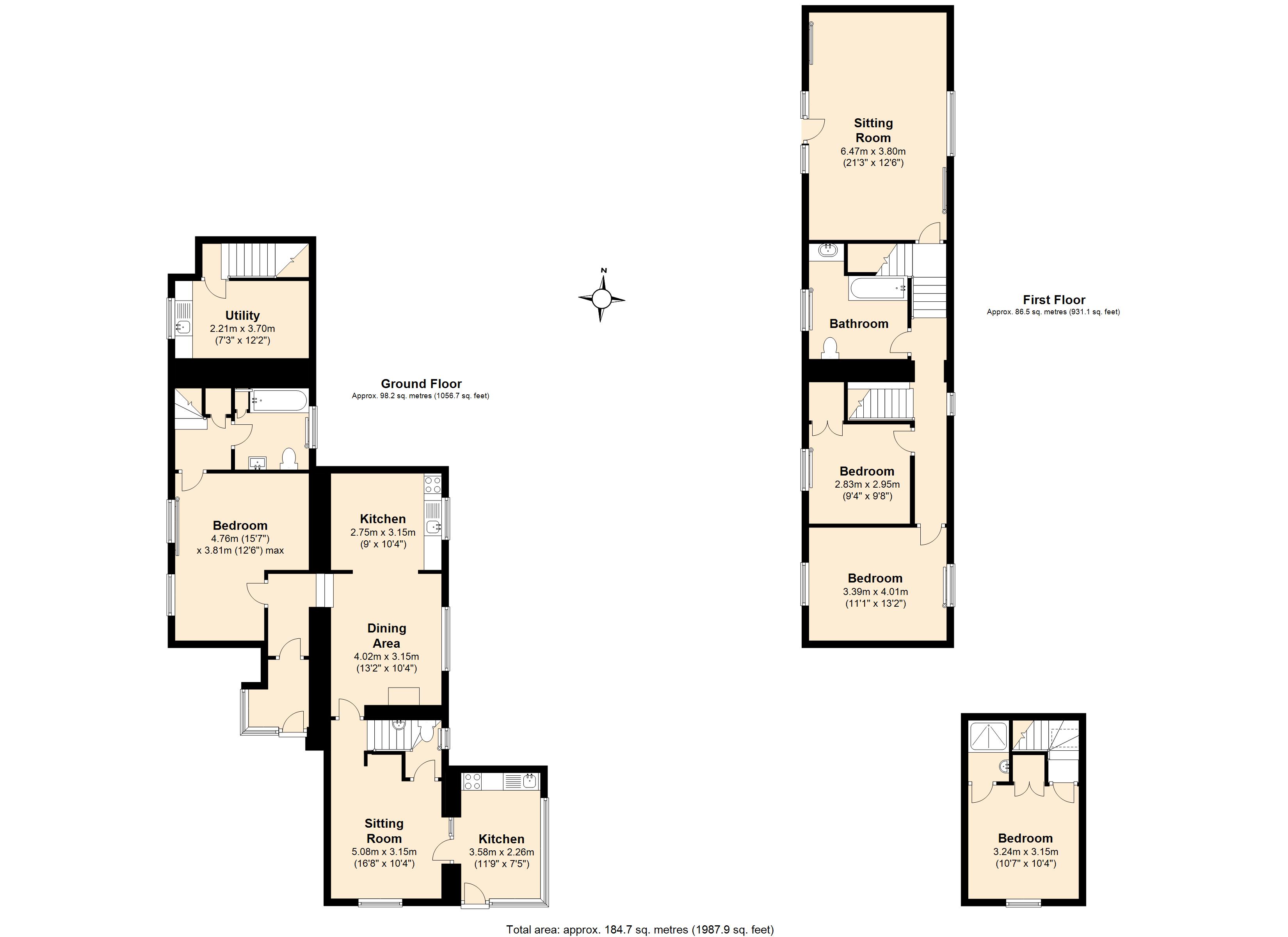 4 Bedrooms Farmhouse for sale in Kiln Green, Quabbs Farm, Ross-On-Wye HR9