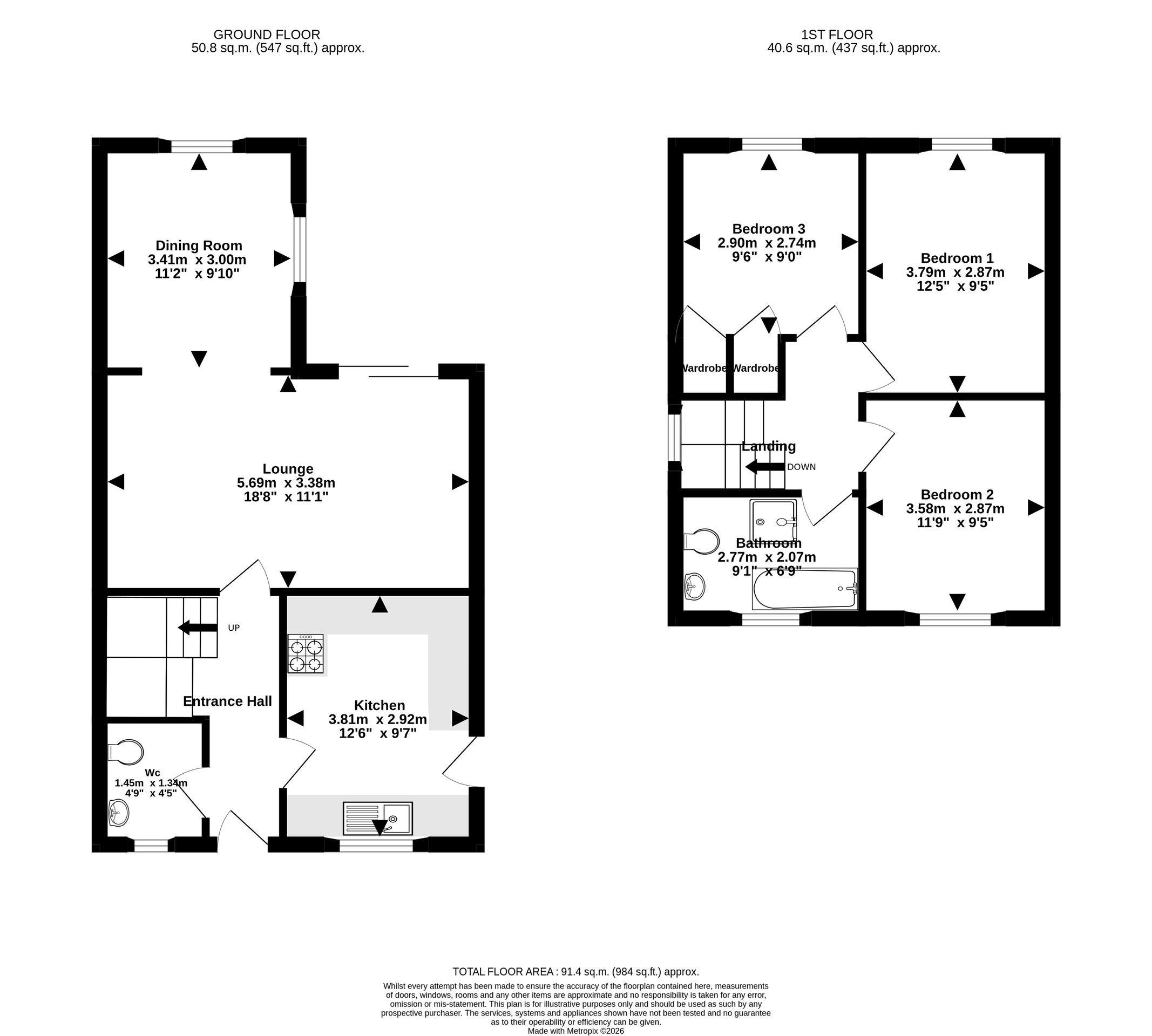 5 Brampton Way, Bristol floorplan