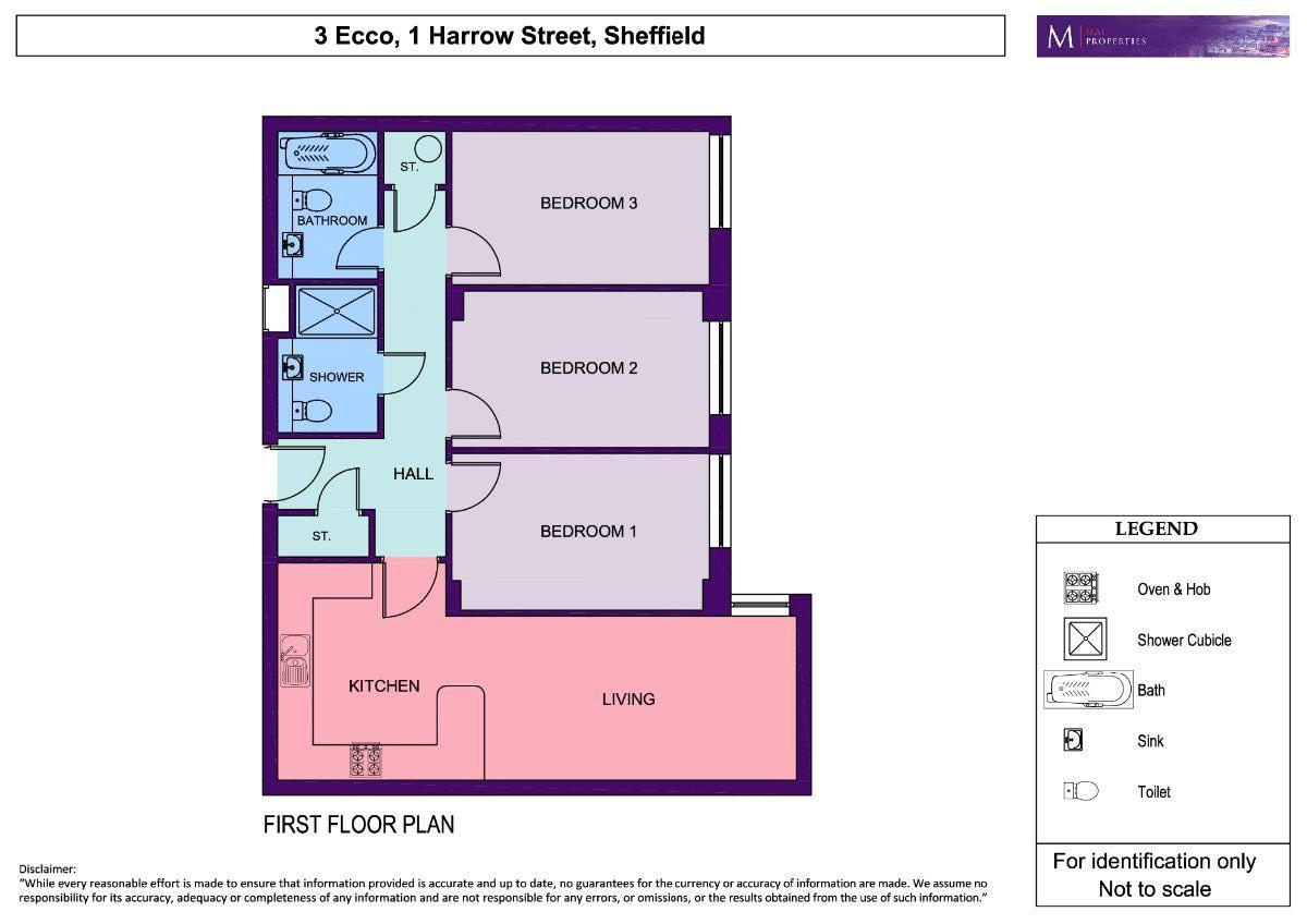 3 Ecco, Sheffield floorplan