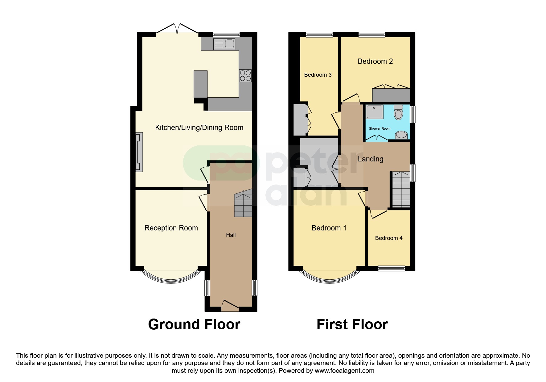23, Downton Rise, Cardiff floorplan