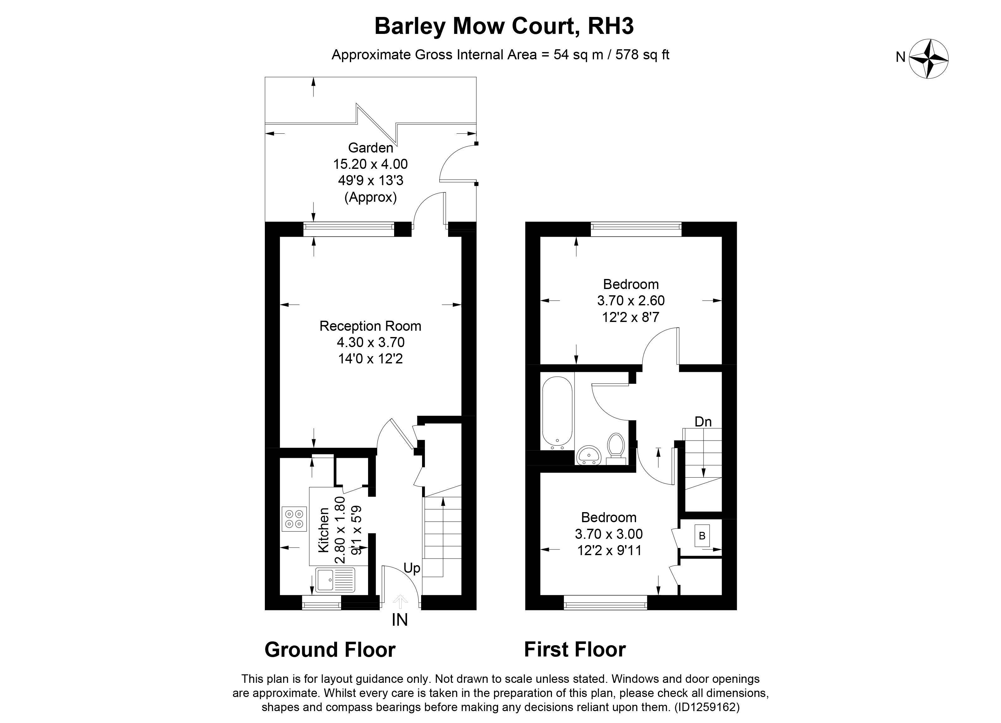 9, Barleymow Court, Betchworth floorplan