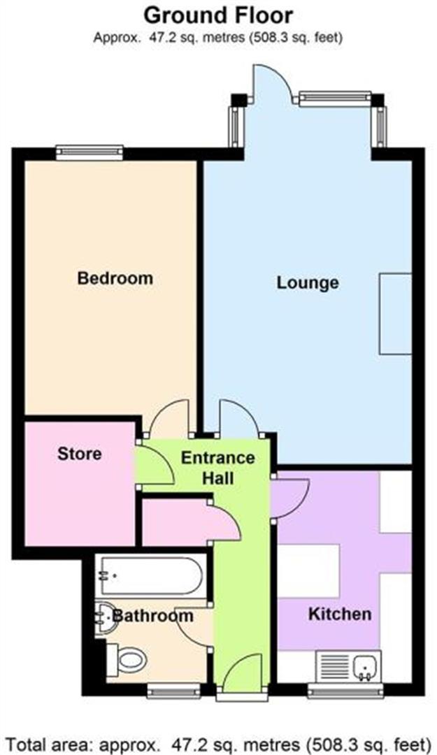1 Bedrooms Maisonette to rent in Kilnbrook Avenue, Arnold, Nottingham NG5