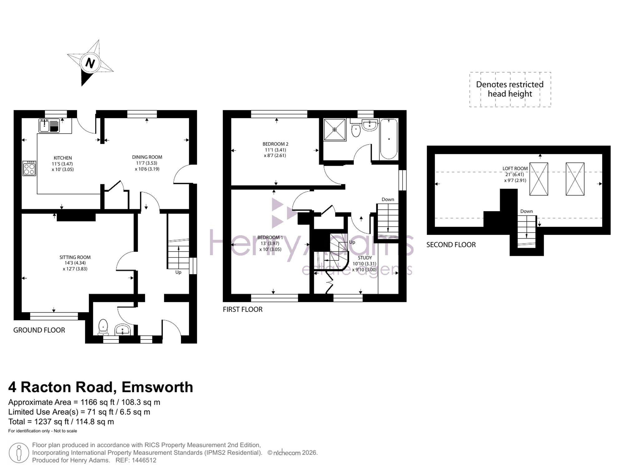 24 Racton Road, Emsworth floorplan