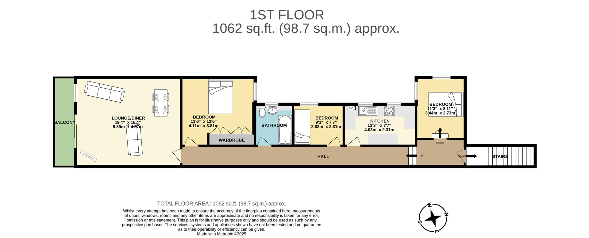 Rewley, Oxford Street, Bognor Regis floorplan
