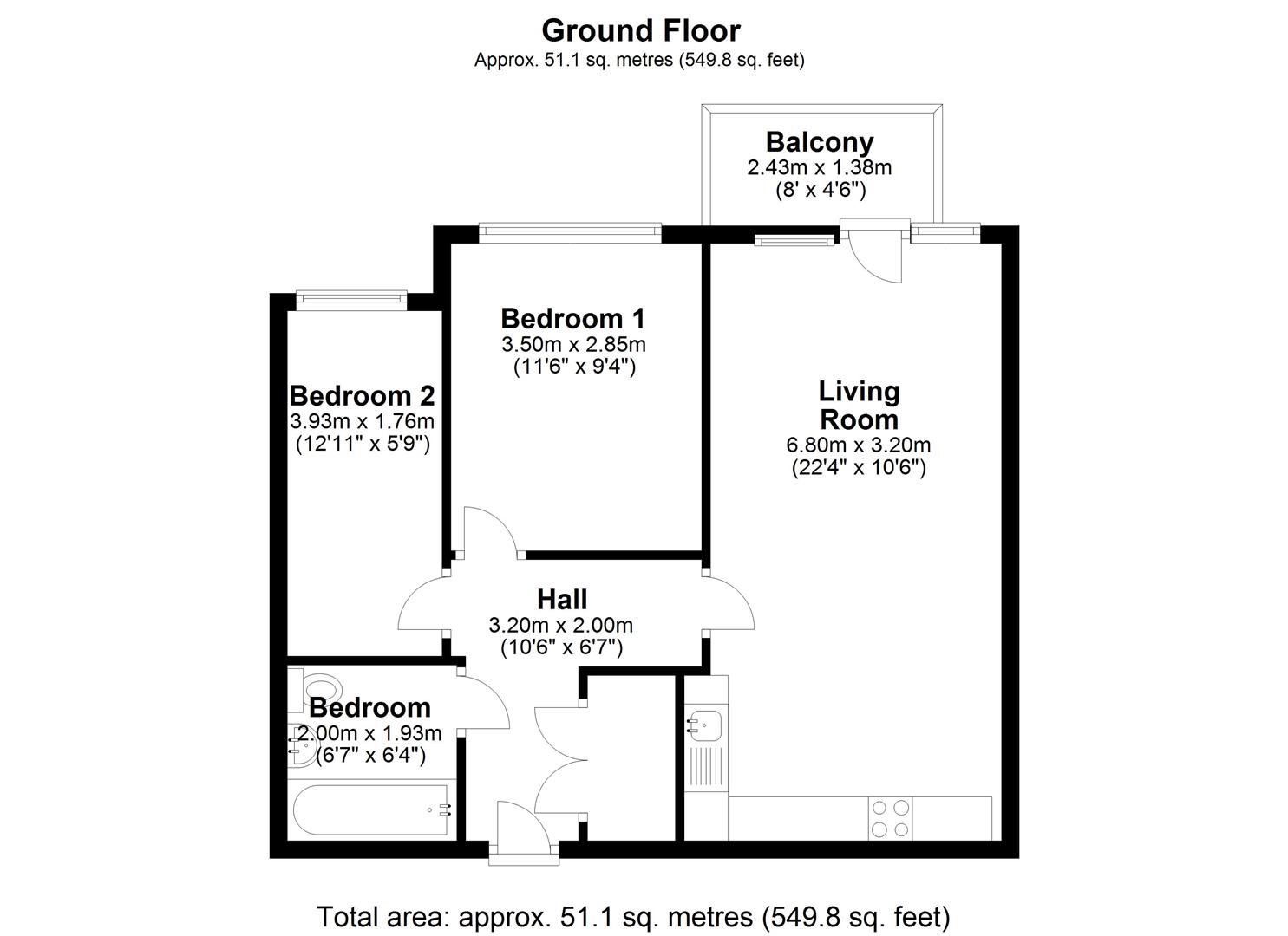 2 Bedrooms Flat for sale in Trout Road, Yiewsley, West Drayton UB7