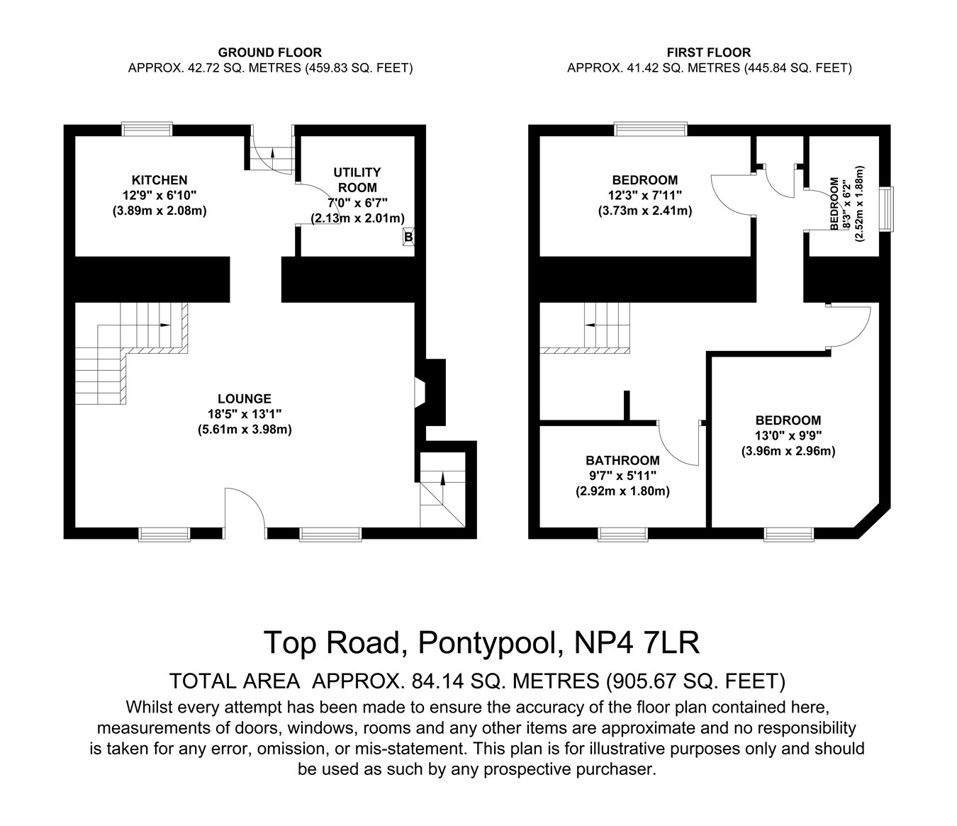 3 Bedrooms Semi-detached house for sale in Top Road, Garndiffaith, Pontypool NP4