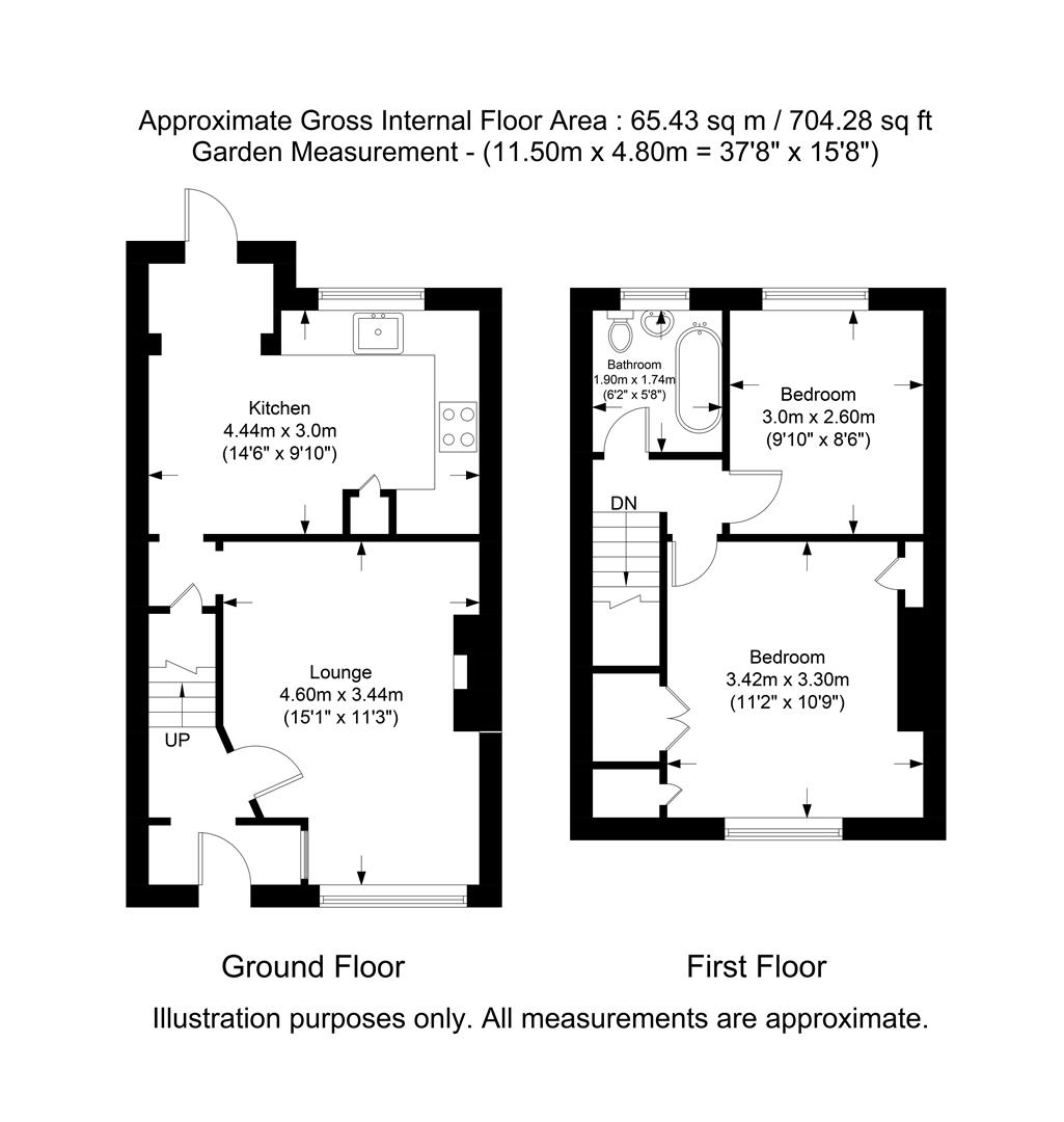 Woodstock Gardens, Hayes, Middlesex UB4, 2 bedroom semidetached house