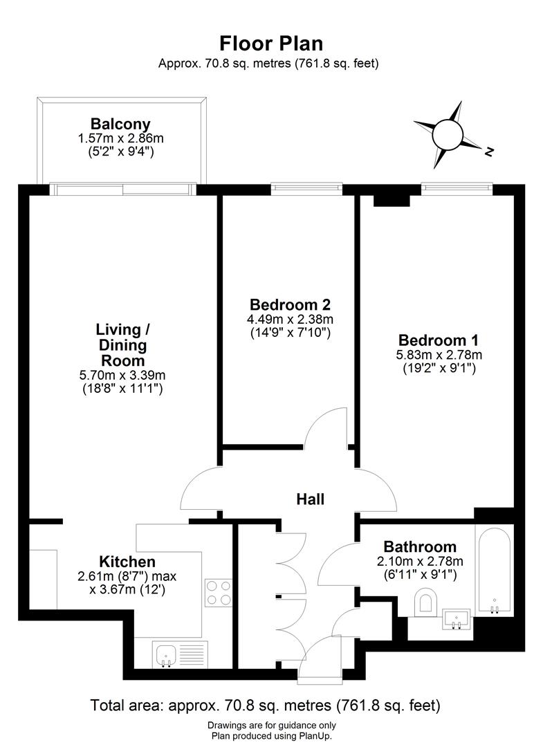 28 Gilbert House, 6, Mill Park, Cambridge floorplan